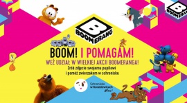 „Boom! I pomagam!” – Boomerang pomaga bezdomnym zwierzakom Dziecko, LIFESTYLE - Rusza kampania charytatywna „Boom! I pomagam!”, której celem jest pomoc bezdomnym zwierzętom mieszkającym w schronisku