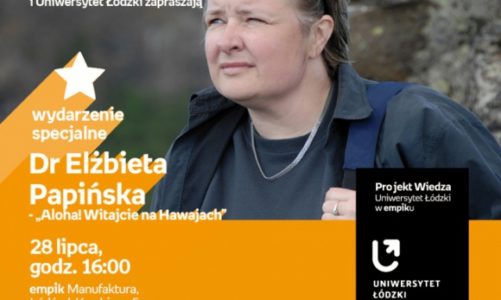 DR ELŻBIETA PAPIŃSKA – ALOHA! WITAJCIE NA HAWAJACH – UNIWERSYTET ŁÓDZKI W EMPIKU